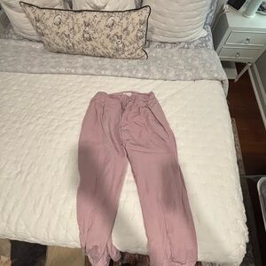 By Anthropologie Cinched Hem Trousers